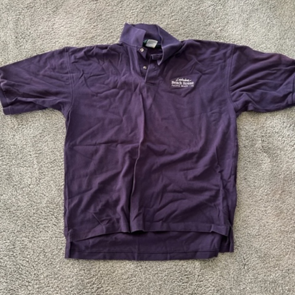 Lahaina's Beach House Pacific Beach California Navy blue polo shirt-XXL